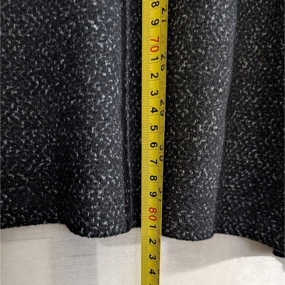 Meri Skye Sweater Long Tunic Women's 2X Charcoal Gray V-Neck Long Sleeve Casual - Picture 8 of 15